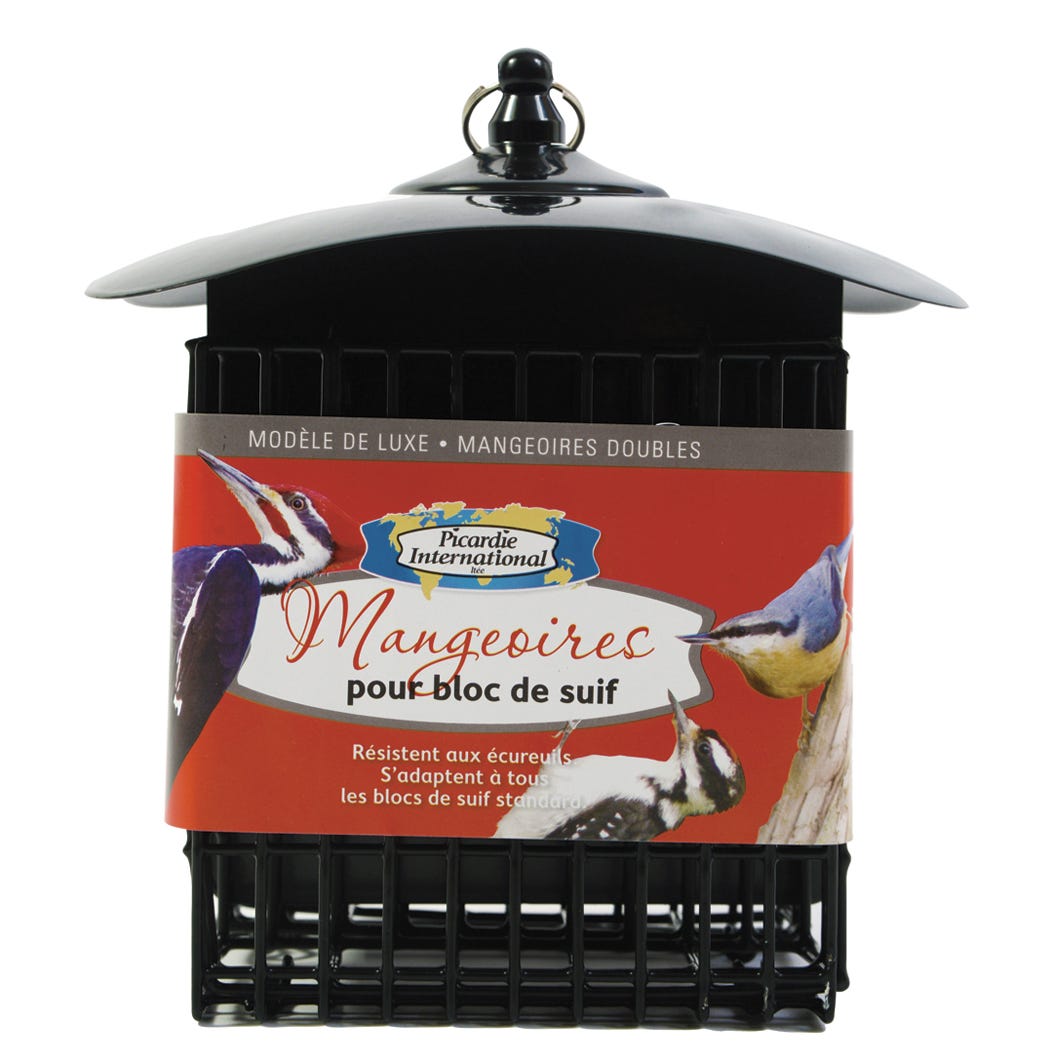 Deluxe Double Suet Block Feeder