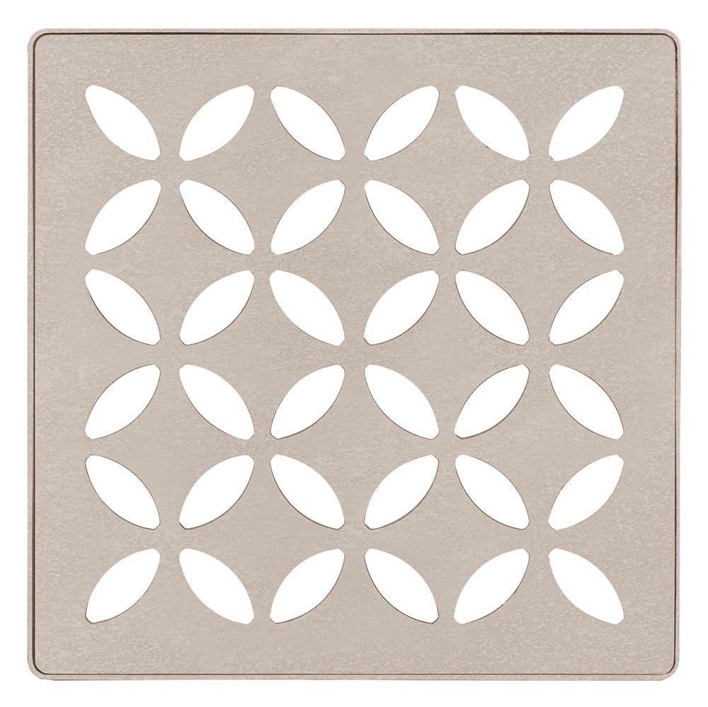 KERDI-DRAIN Drain Grates, Floral, Cream Tsc