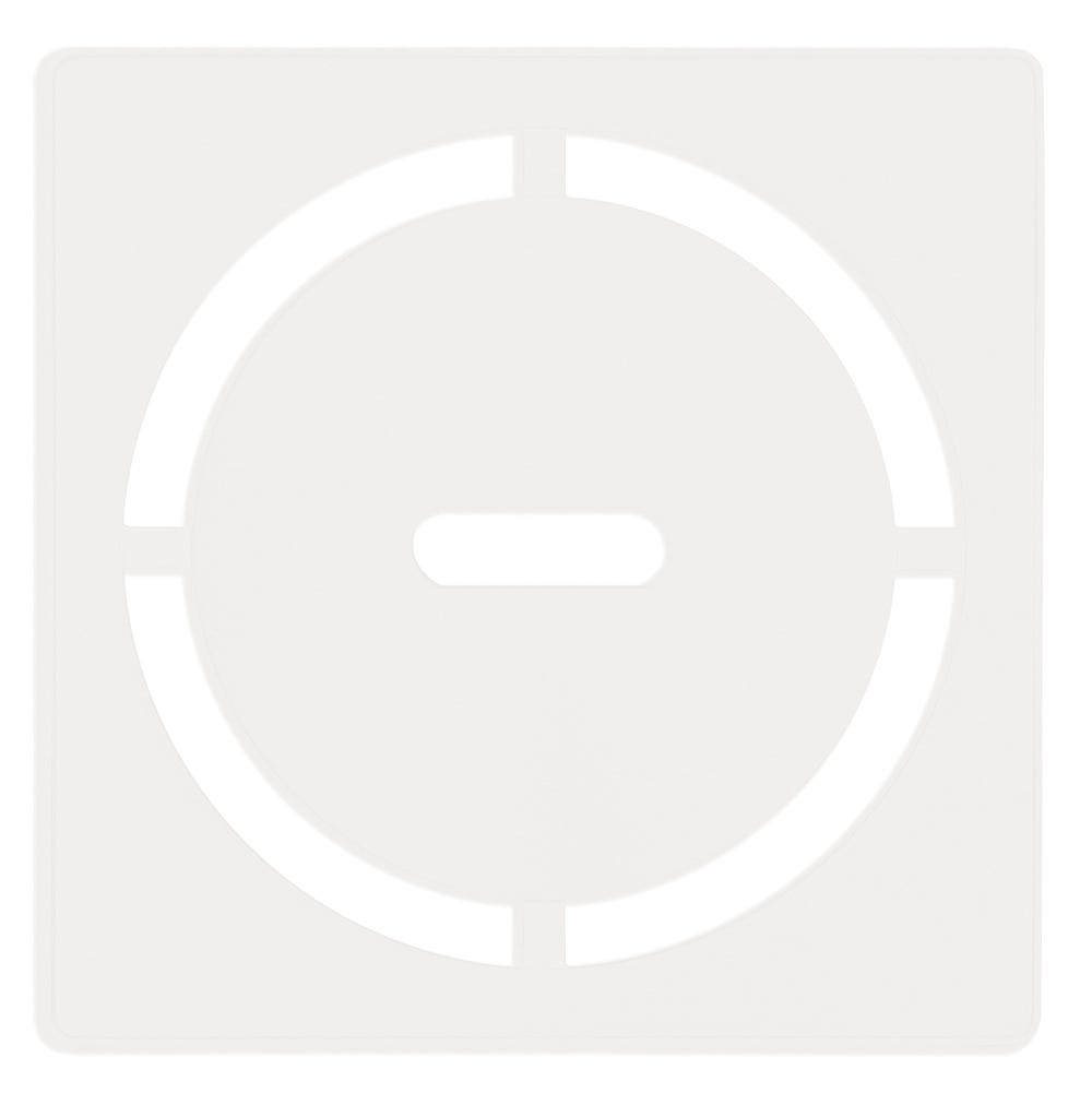 KERDI-DRAIN Drain Grates, Pure, Matte White Mbw