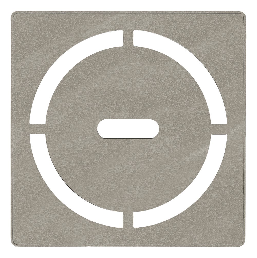 KERDI-DRAIN Drain Grates, Pure, Stone Grey Tssg