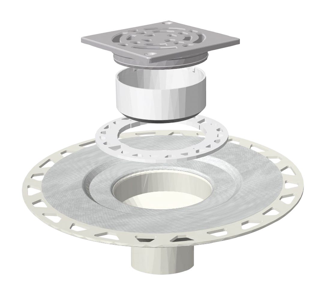 KERDI-DRAIN Drain Grates, Pure, Stone Grey Tssg