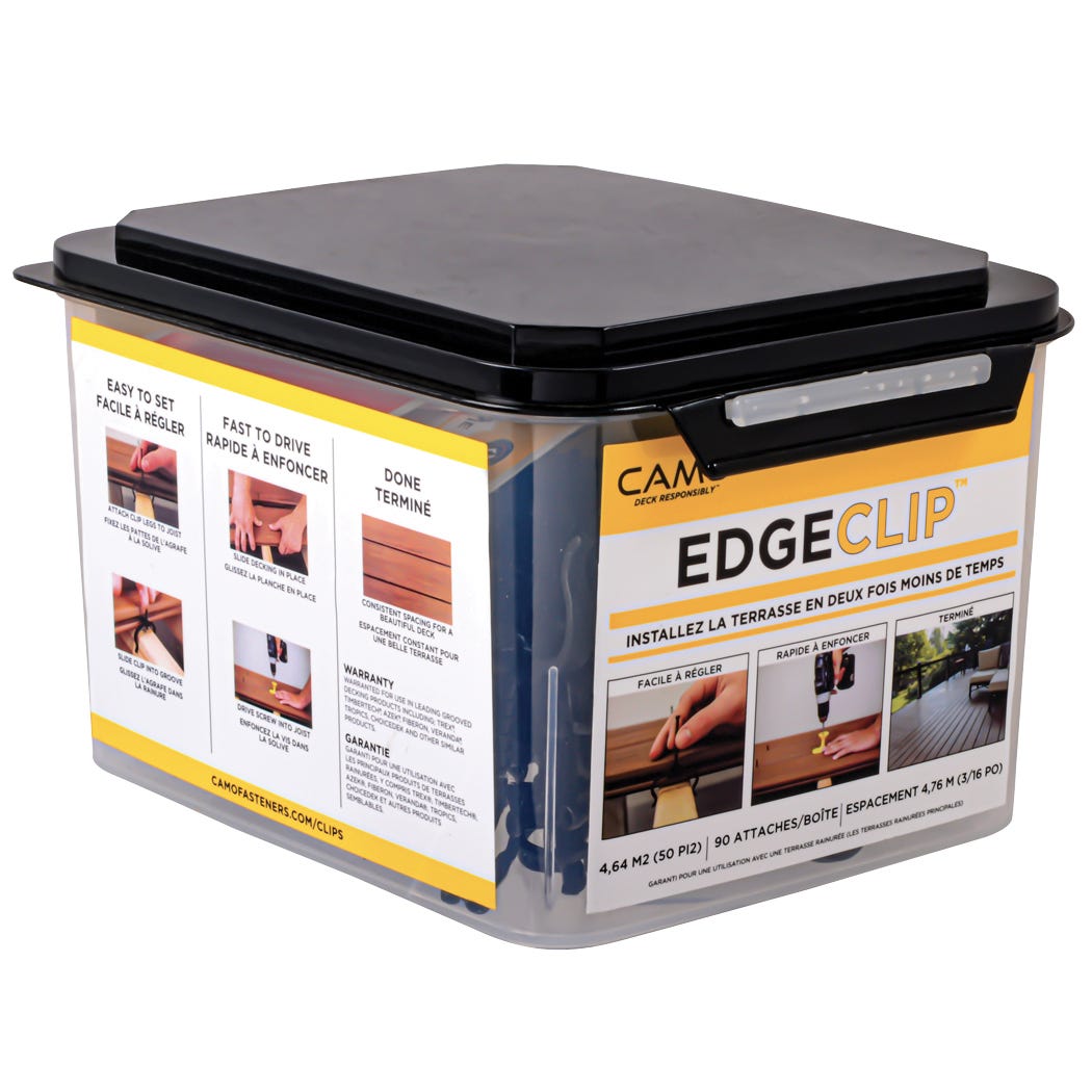 Drive Edgelip Black 2 1/4-in., 90/Pack