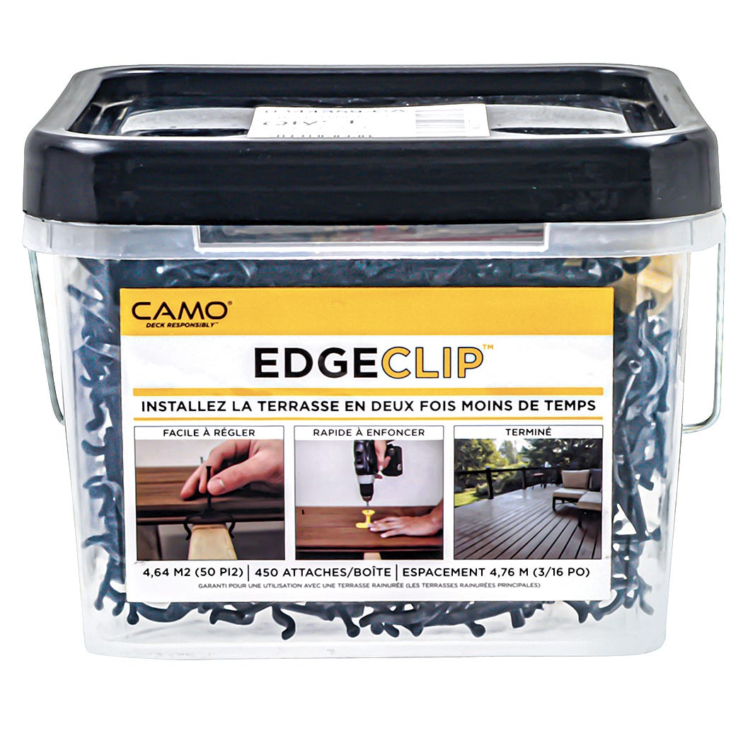 Drive Edgelip Black 2 1/4-in., 450/Pack