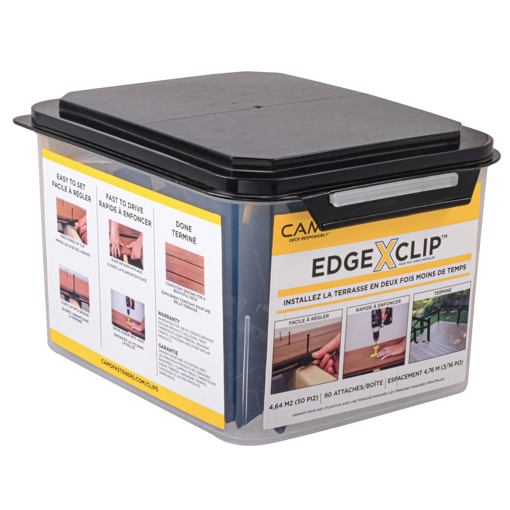 Drive Edgelip Black 2 1/4-in., 90/Pack