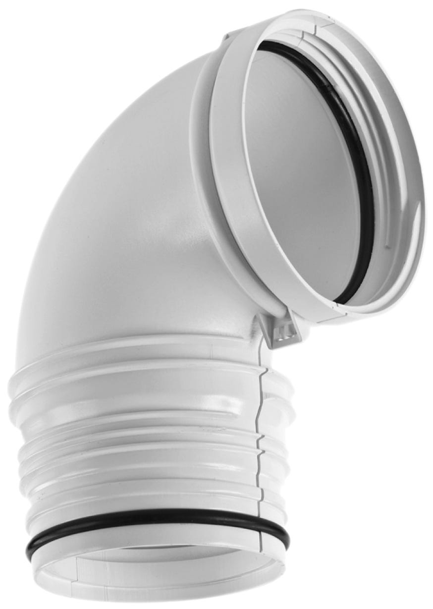 Quick Connector 90° Elbow for Dryer, 4-in.