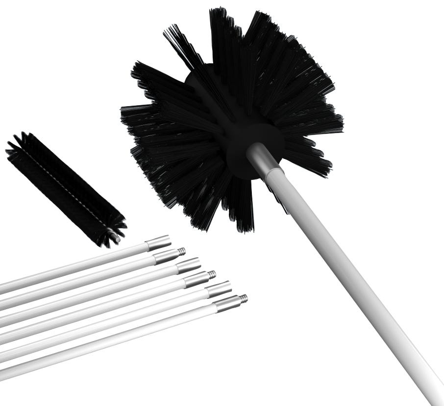 Dryer vent cleaning kit