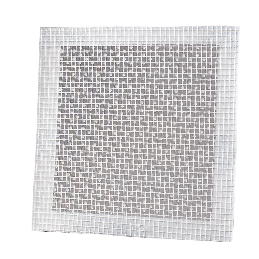 Drywall Patch Self-Adhesive Metal-Reinforced, 4-in. X 4-in.