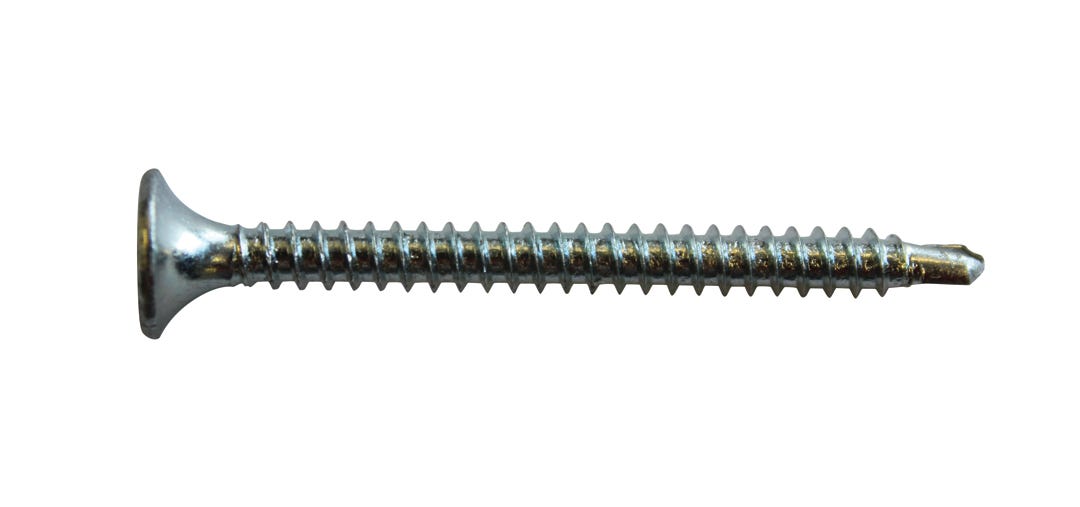 Screw for gypsum with flat head, self-drilling point #6, 1-1/4 in., 1000/Pack
