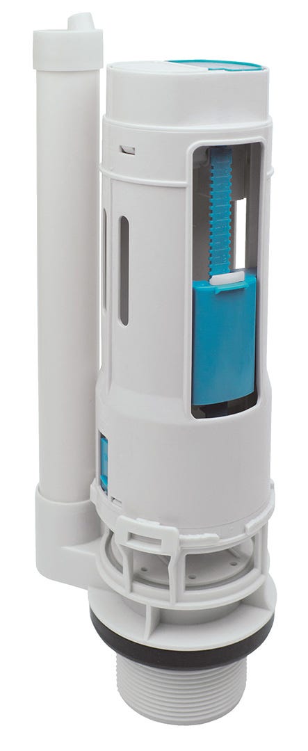Dual flush valve double chasse
