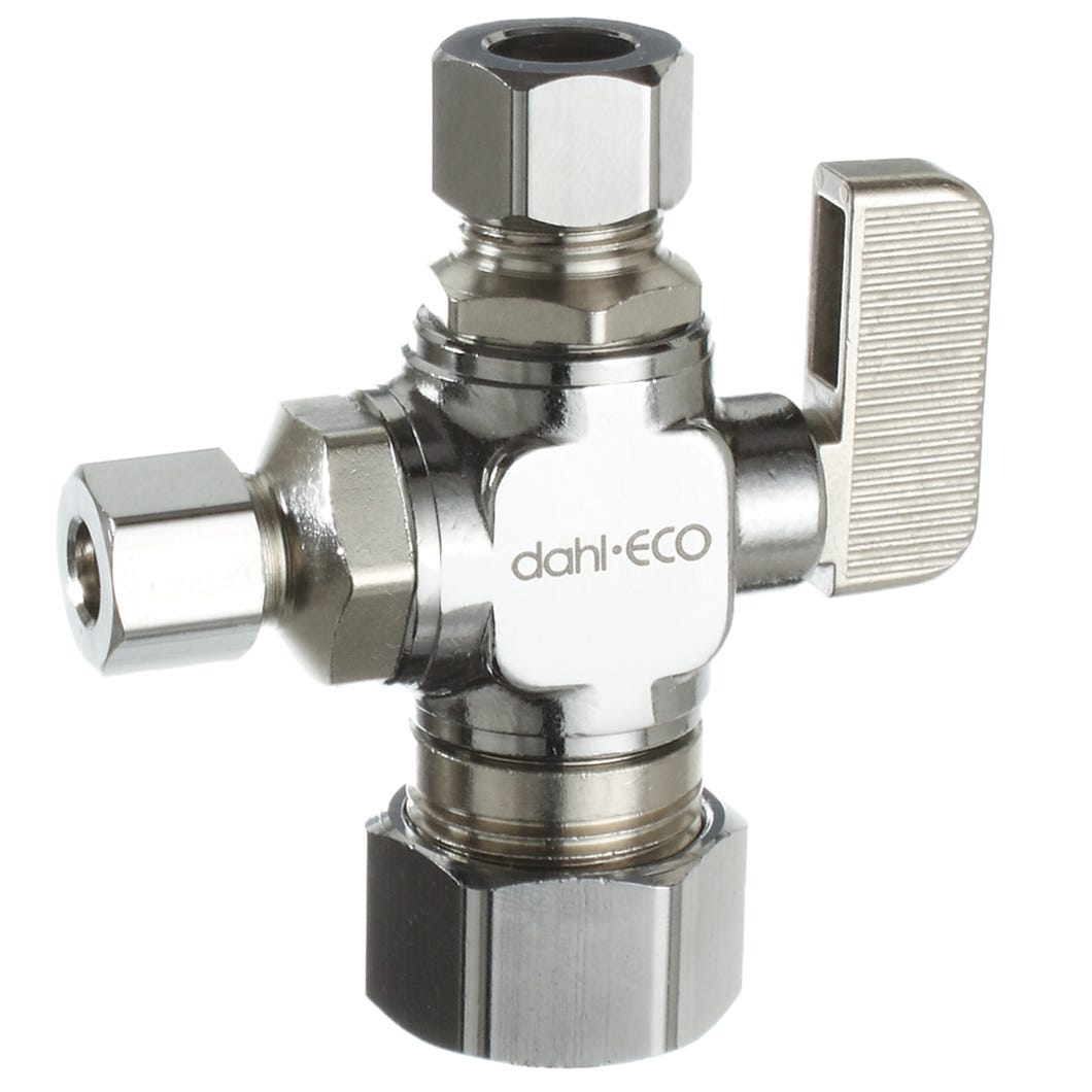 Dual Outlet Valve Copper, Lead-Free
