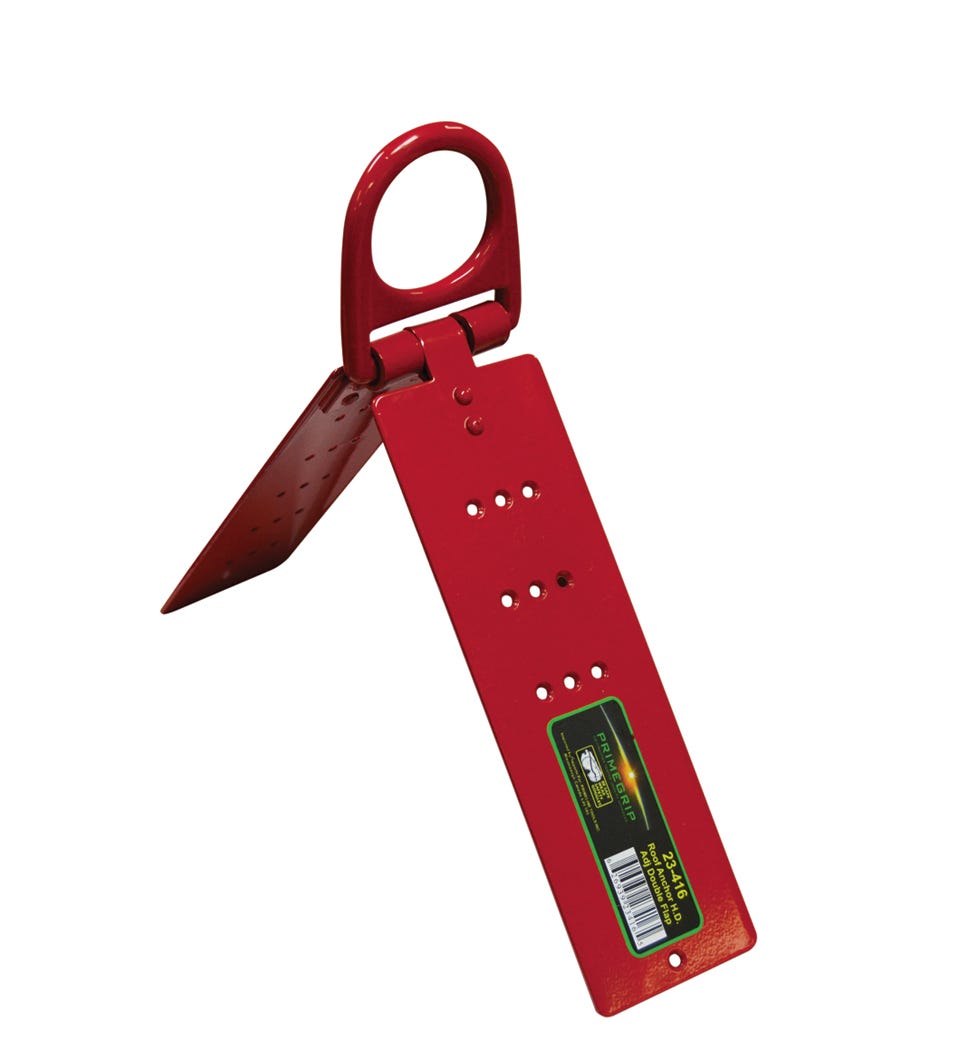 Duty roof anchor heavy duty - adjustable double flap
