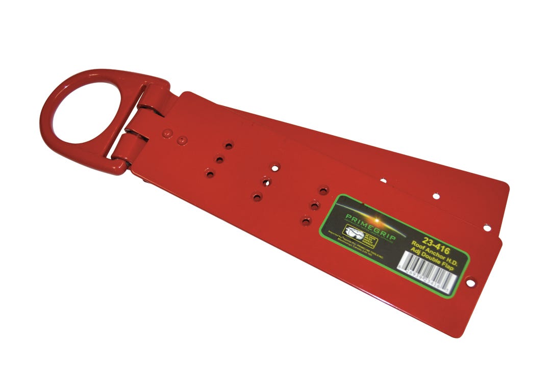 Duty roof anchor heavy duty - adjustable double flap