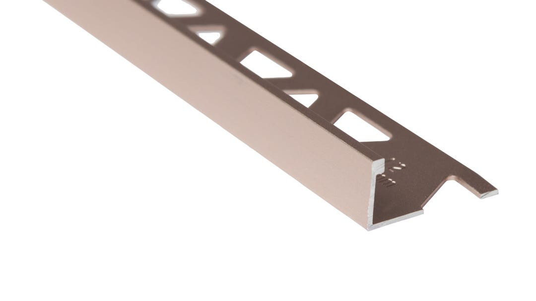 Edge Tile, Aluminum, 1/2-in. X 8-ft.
