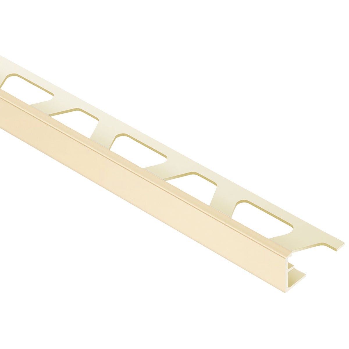 JOLLY Finish Molding for Ceramic Profile PVC, 1/4 in. x 78.74 in., Sand