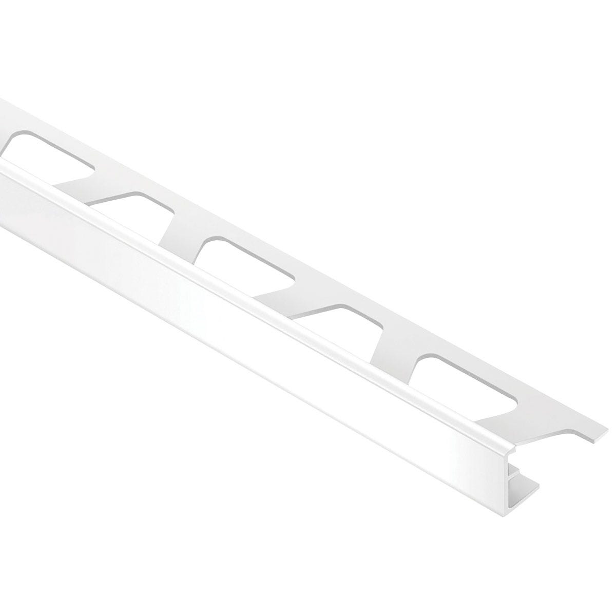 JOLLY Finish Molding for Ceramic Profile PVC, 3/8 in. x 78.74 in., Bright White