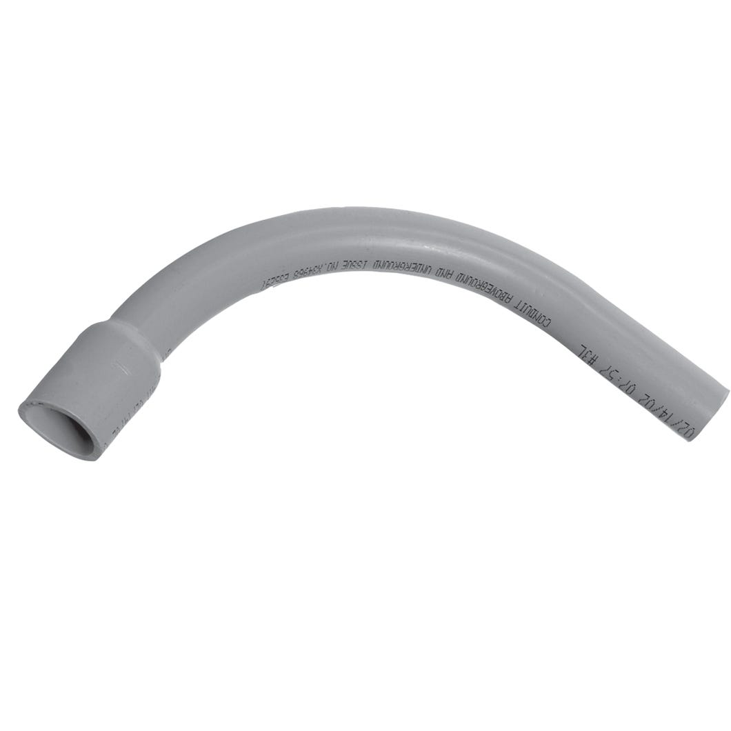 Elbow Bell End 90°, Schedule 40, PVC, 3/4-in.