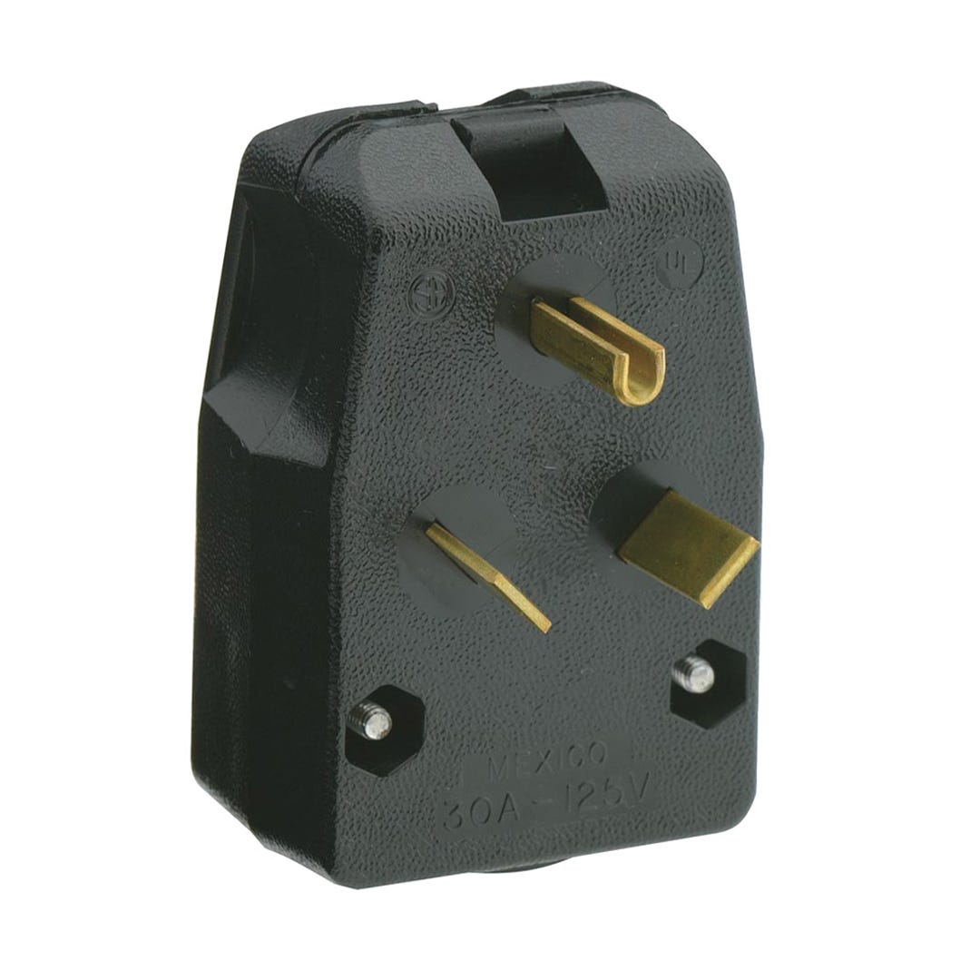 Electric plug angle - travel trailer
