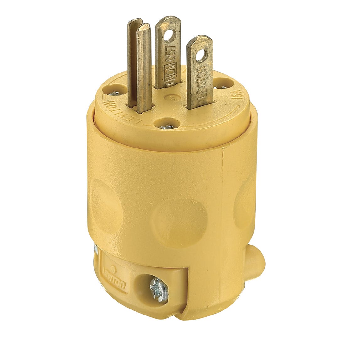 Electric plug vinyl male