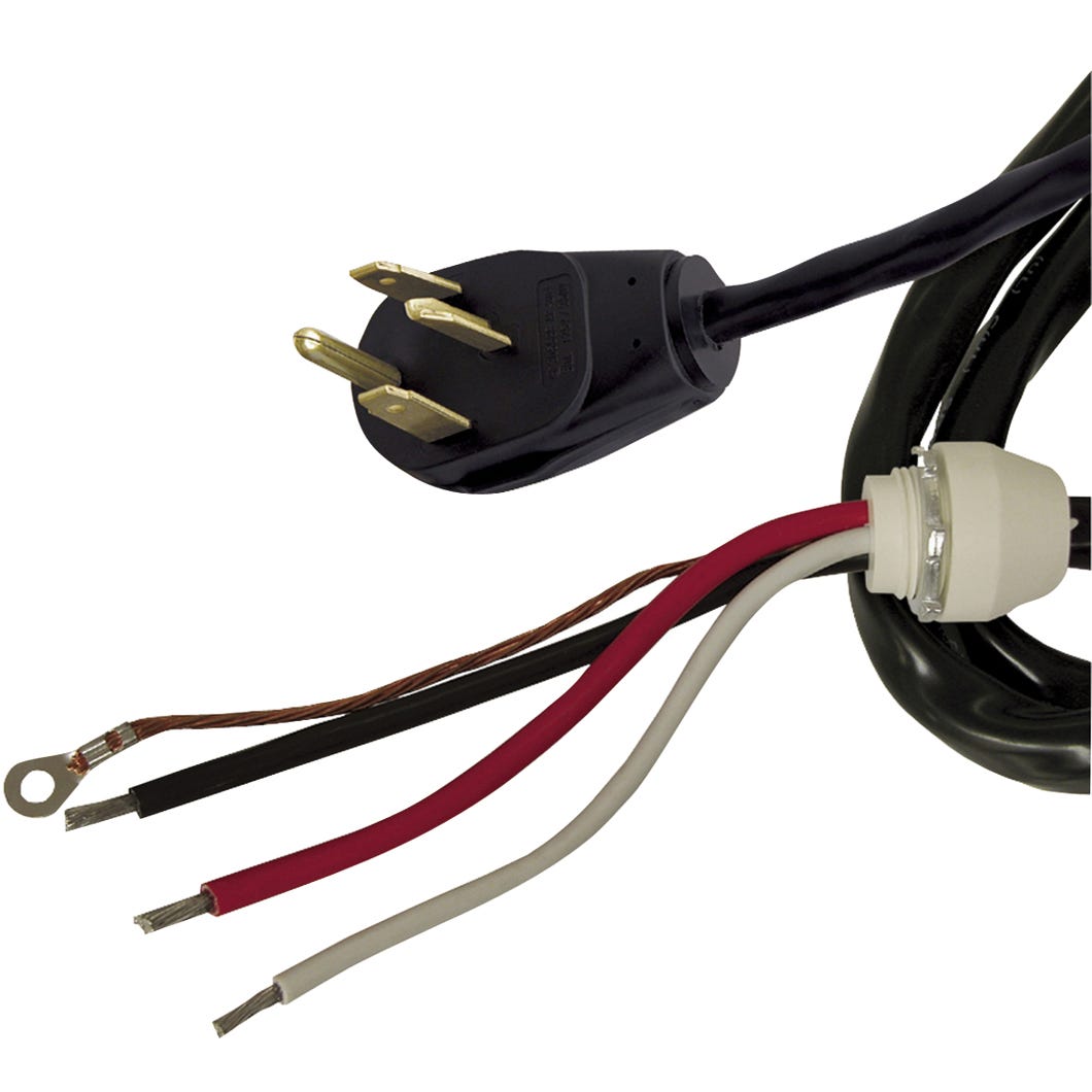 Electric Wire For Dryer, 4.92-ft.