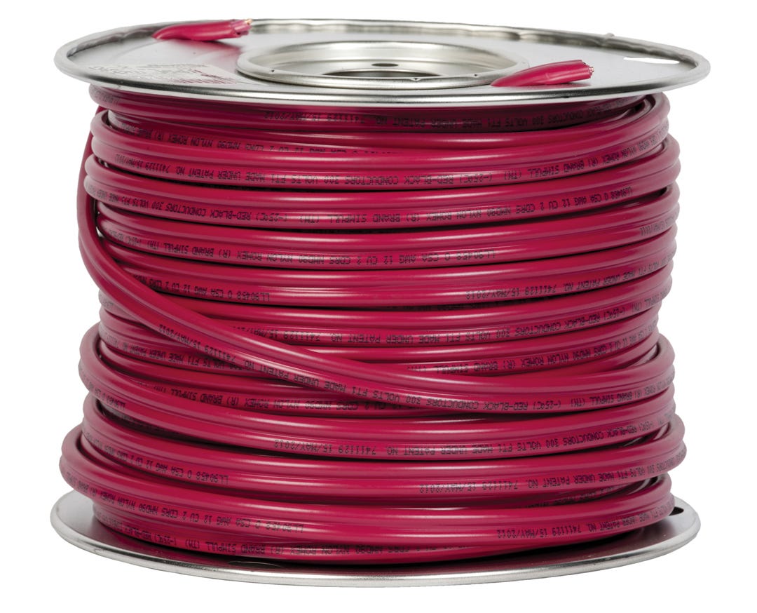 Electrical Wire PVC for Outlets/Switches/Household Appliances, 12/2