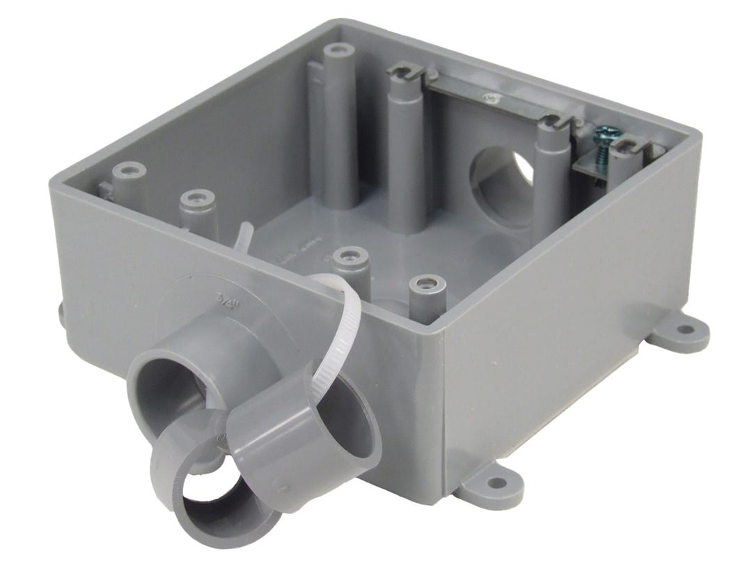 Electrical Box PVC Type FSC, 2 Gang