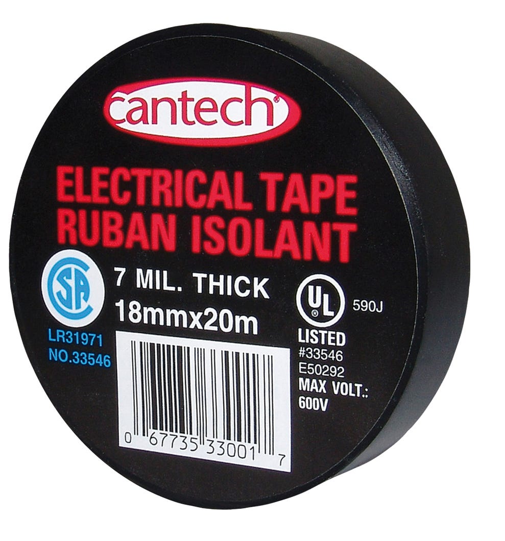 Electrical tape insulation of wires - vinyl
