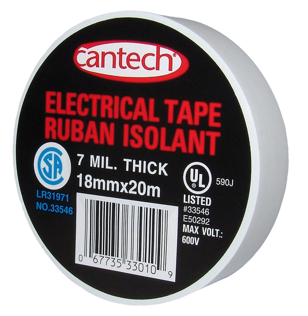 Electrical tape insulation of wires - vinyl