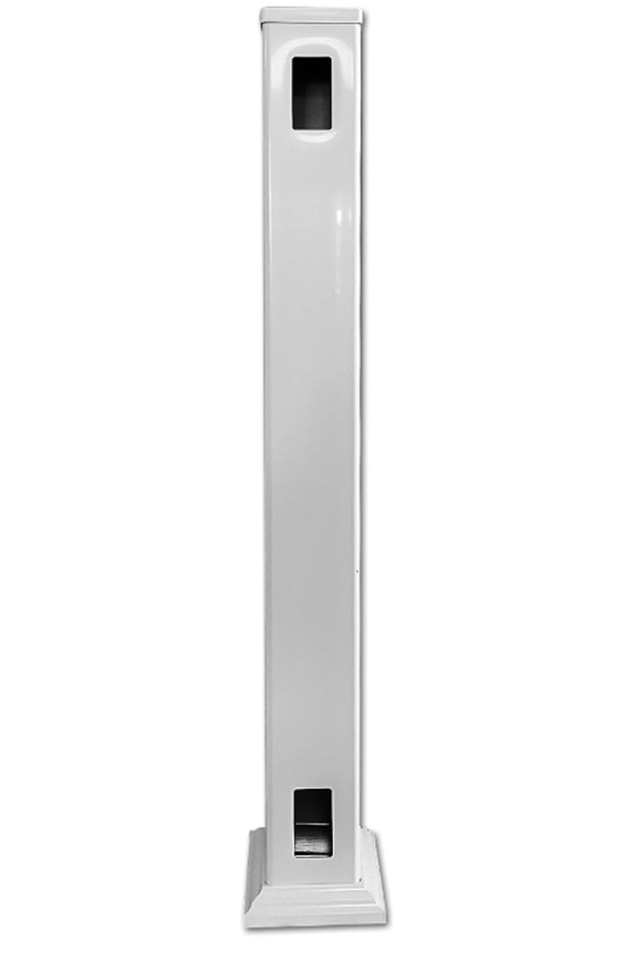 End post in pvc