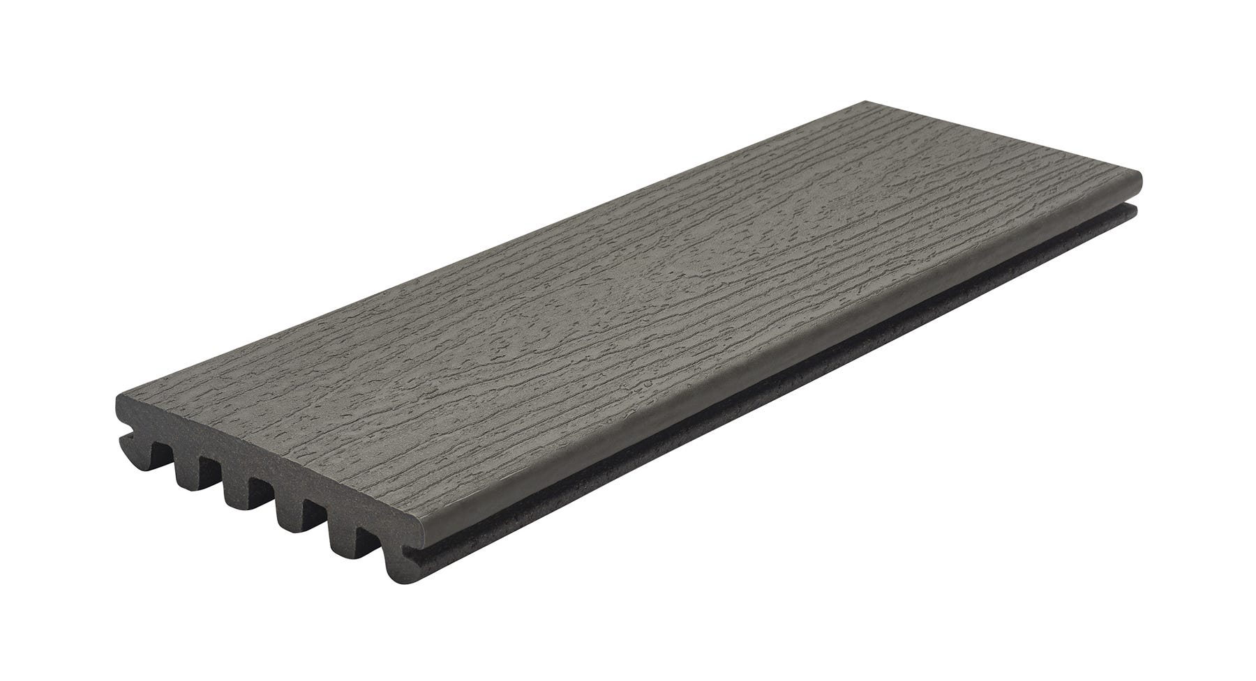 Enhance Basics Clam Shell Composite Deck Board Grooved, 16-ft.