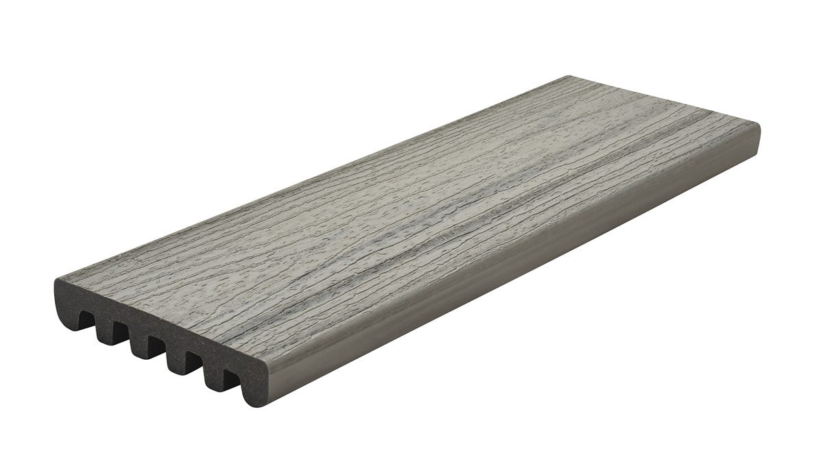 Enhance Naturals Foggy Wharf Composite Deck Board Square Edge, 16-ft.