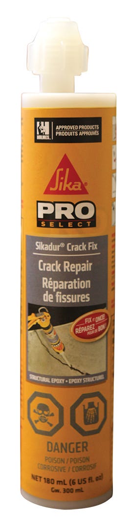 SIKADUR Epoxy Resin for Crack Repair, 300 ml, Amber