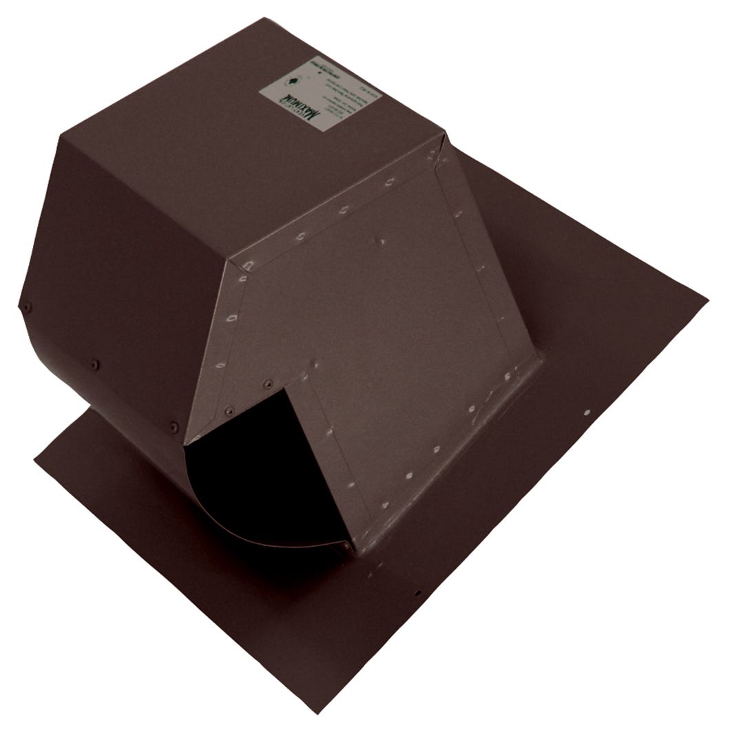 Sloped Roof Rectangular Exhaust Trap, 3-1/4-in. X 10-in.