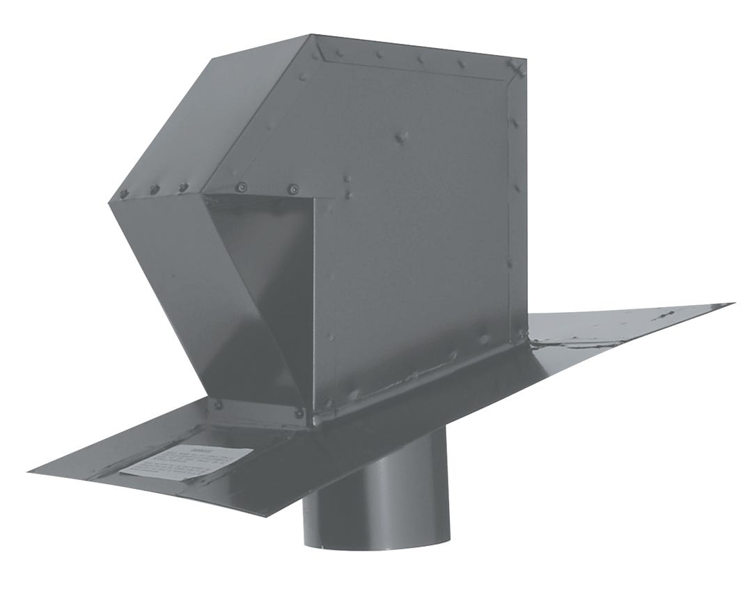 Sloped Roof Exhaust Trap, 4-in. Dia.