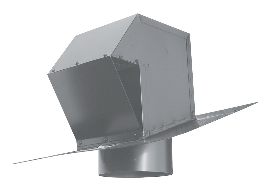 Sloped Roof Exhaust Trap, 6-in. Dia.