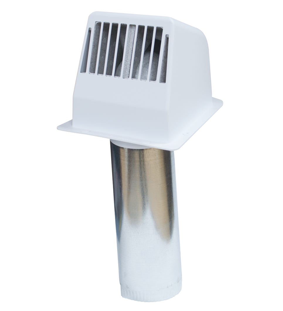 Exit Air Vent for Bathroom Fan, 4-in.