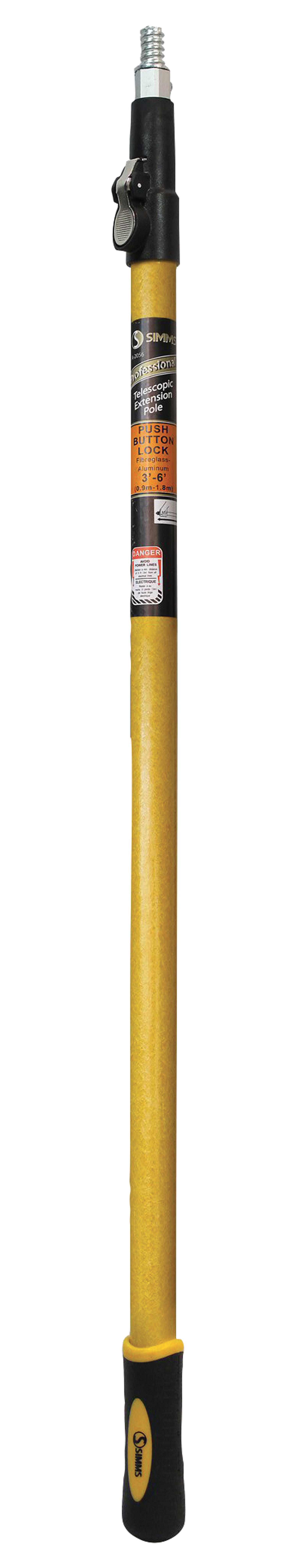 Extention pole telescopic PRO fiberglass /aluminum