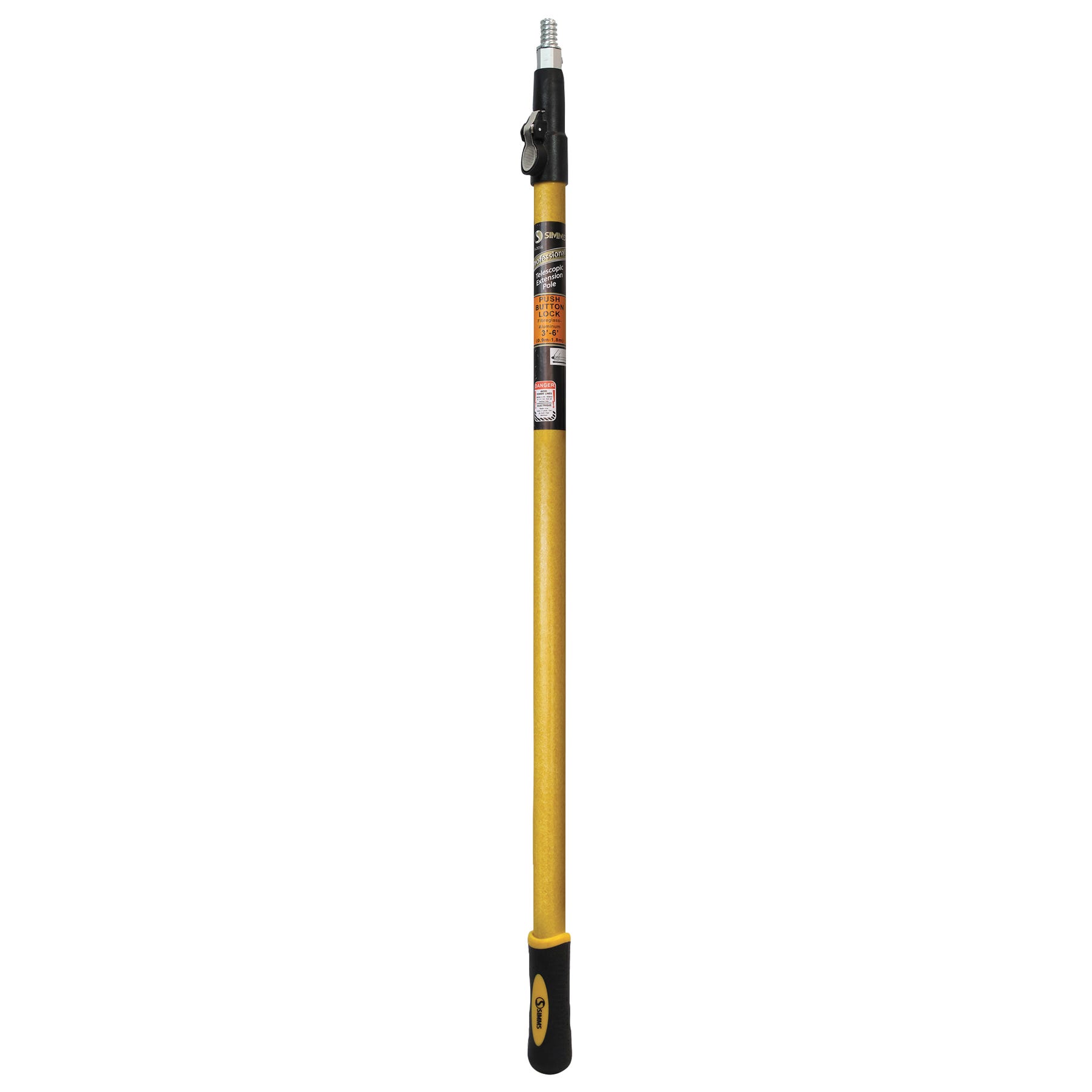 Extention pole telescopic PRO fiberglass /aluminum