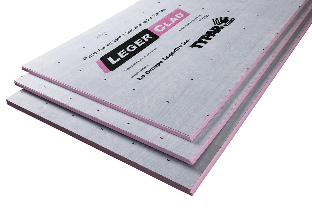 Exterior Insulation Panel Laminated Air Barrier 1 1/2-in. X 4-ft. X 9-ft. -R6.05
