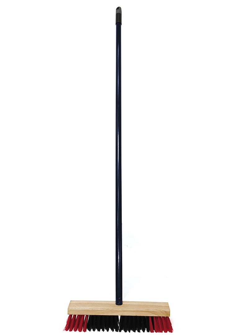 Push Broom with Metal Handle, 48-in.