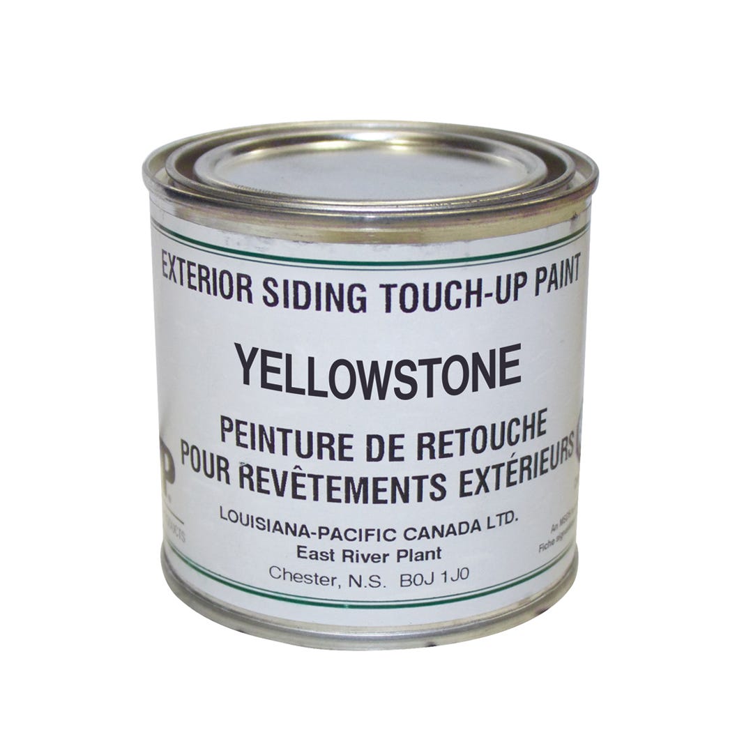Exterior siding touch-up paint