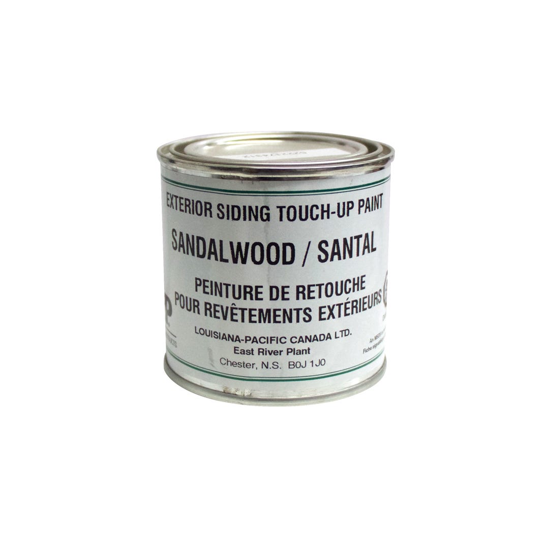 Exterior siding touch-up paint