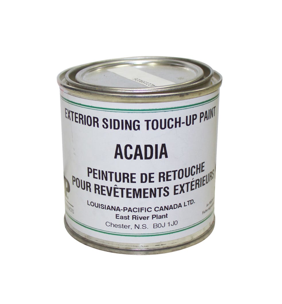 Exterior siding touch-up paint