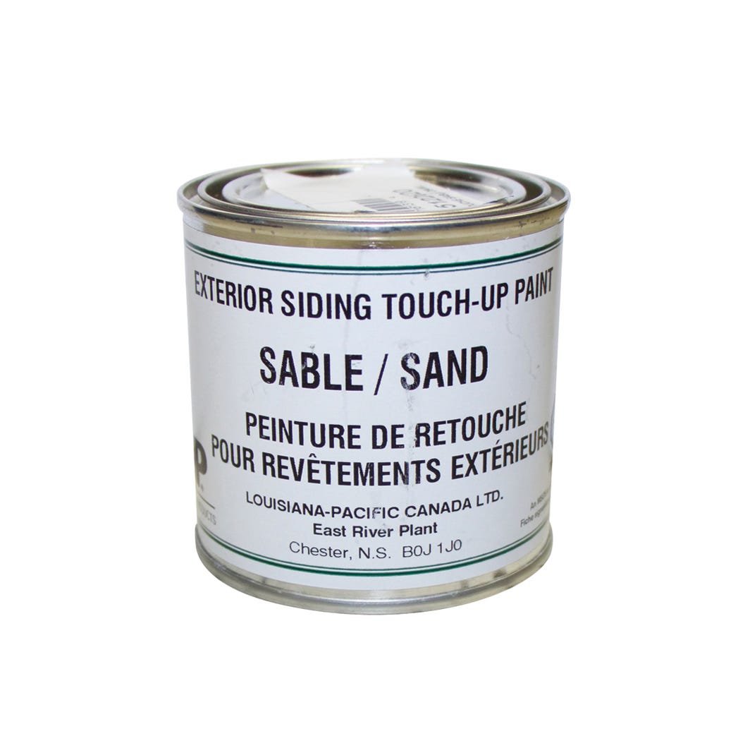 Exterior siding touch-up paint