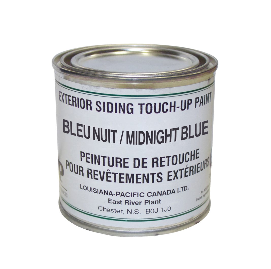 Exterior siding touch-up paint