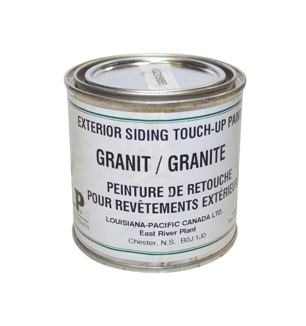 Exterior siding touch-up paint