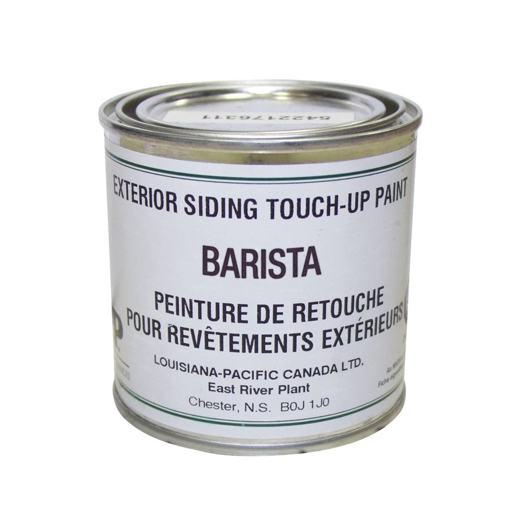 Exterior siding touch-up paint