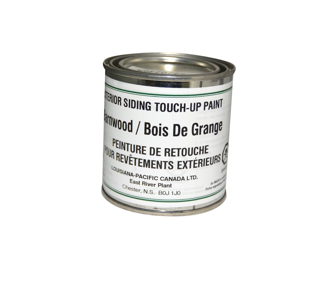Exterior siding touch-up paint