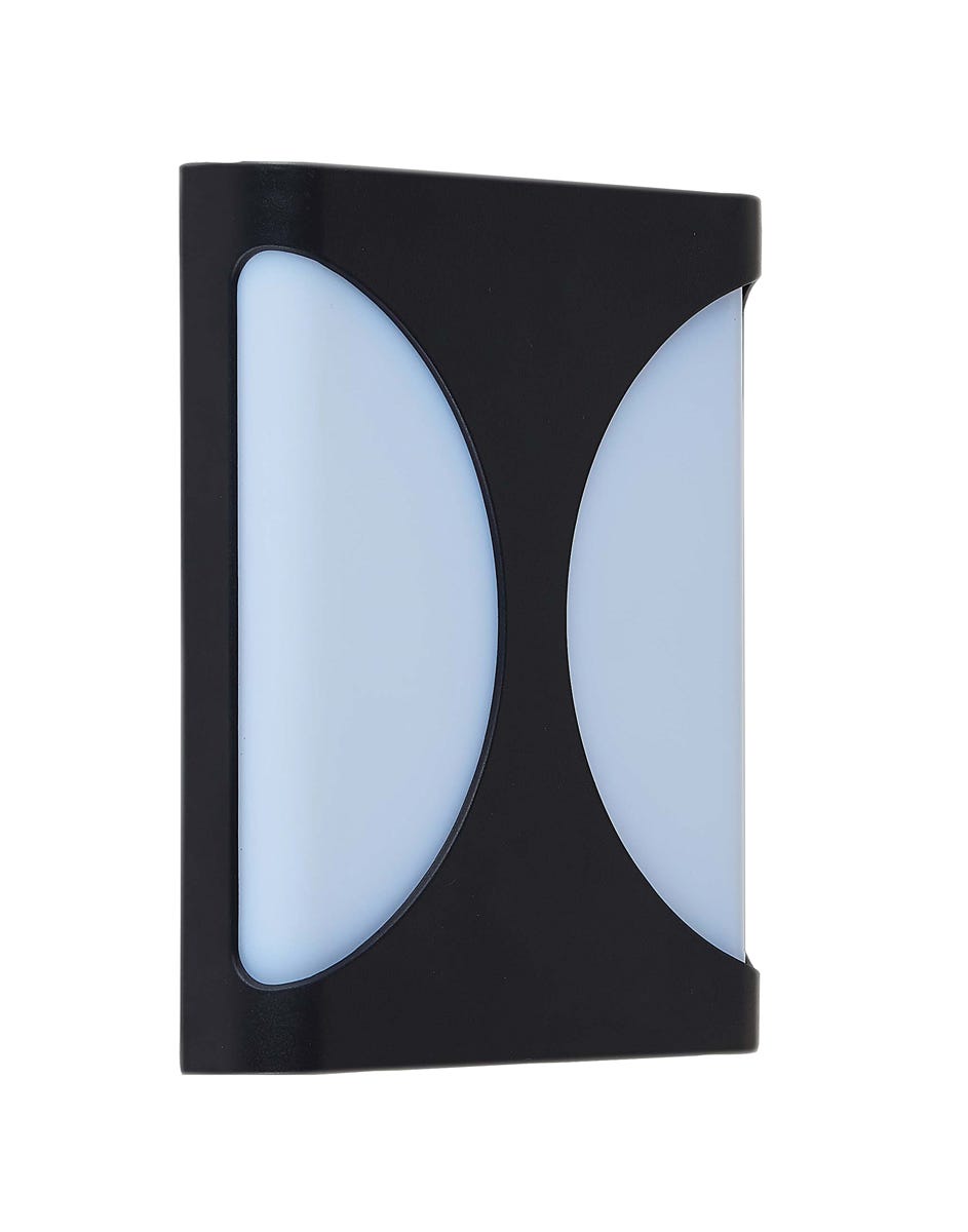 Exterior Wall LED Lamp, MAVUA, black