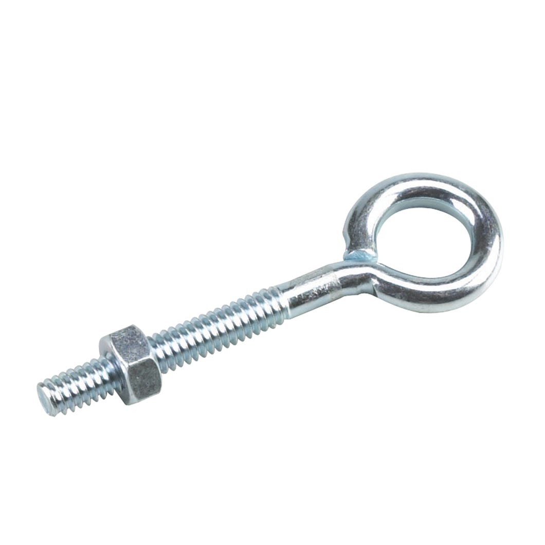 Eye Bolt with Nuts, 1/4-in. X 3-in.