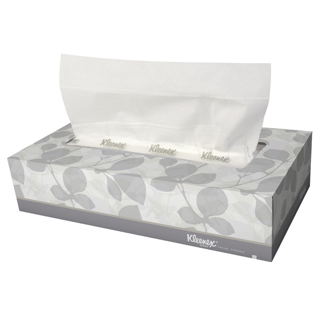 Facial Tissues, 2 Ply, 100 Sheets
